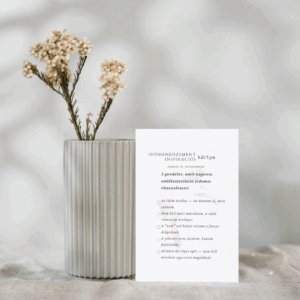 Időmenedzsment inspirációs kártya anyáknak és vállalkozóknak