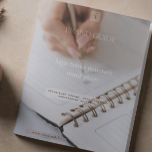Brand Guide – Saját márka útmutató kezdő vállalkozóknak munkafüzet